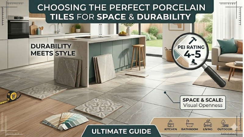  How to Choose Porcelain Tiles for Space & Durability
